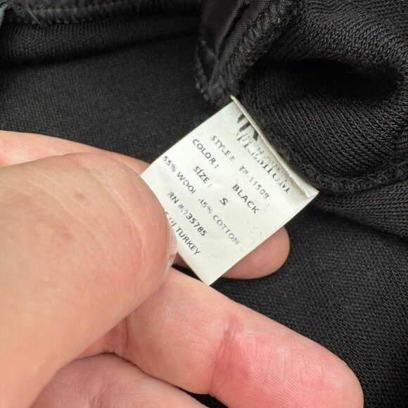 Tailored Recreation Premium Men's Black Cardigan TR 11508 Wool Blend, Size S NWT - Picture 4 of 7